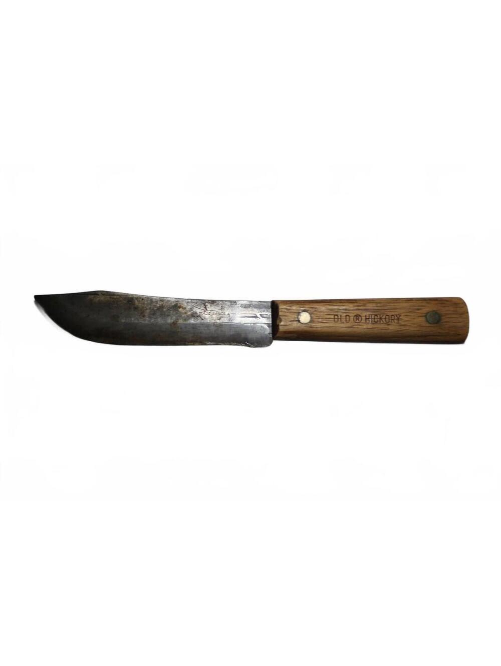 OLD HICKORY 6 Inch Carbon Steel Skinning Butcher Hunting Utility Knife USA VTG